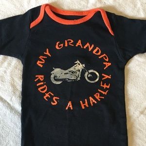 Harley Davidson onesie